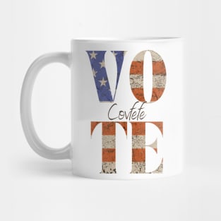 Vote American Flag Mug